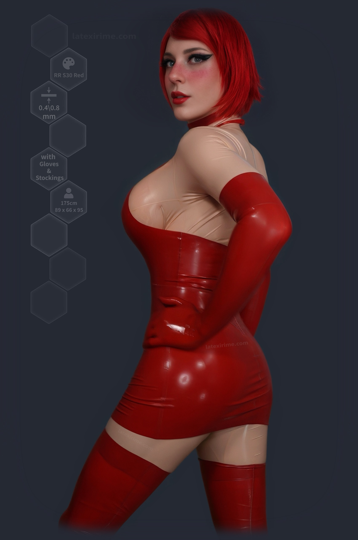Latex dress