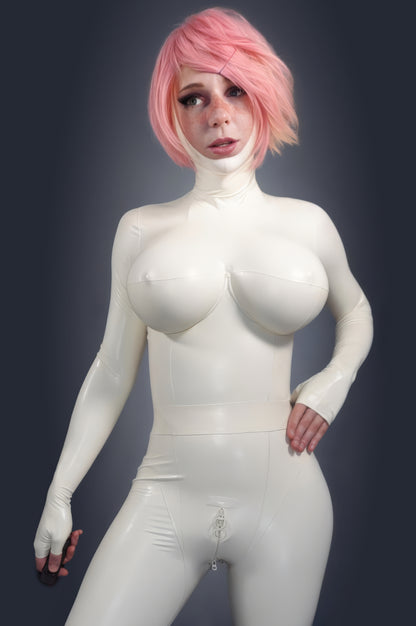 2-Piece Breast Implant Catsuit