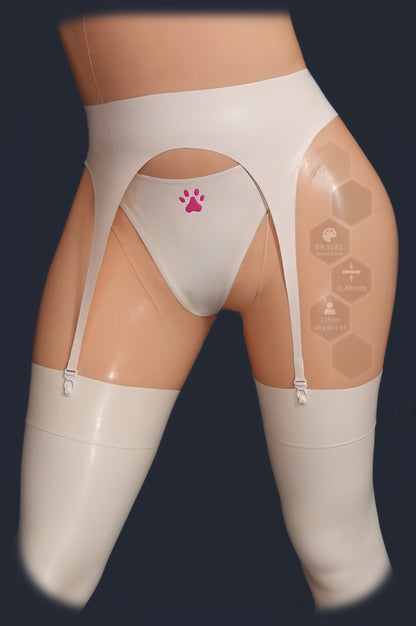 Unisex Latex Garter Belt
