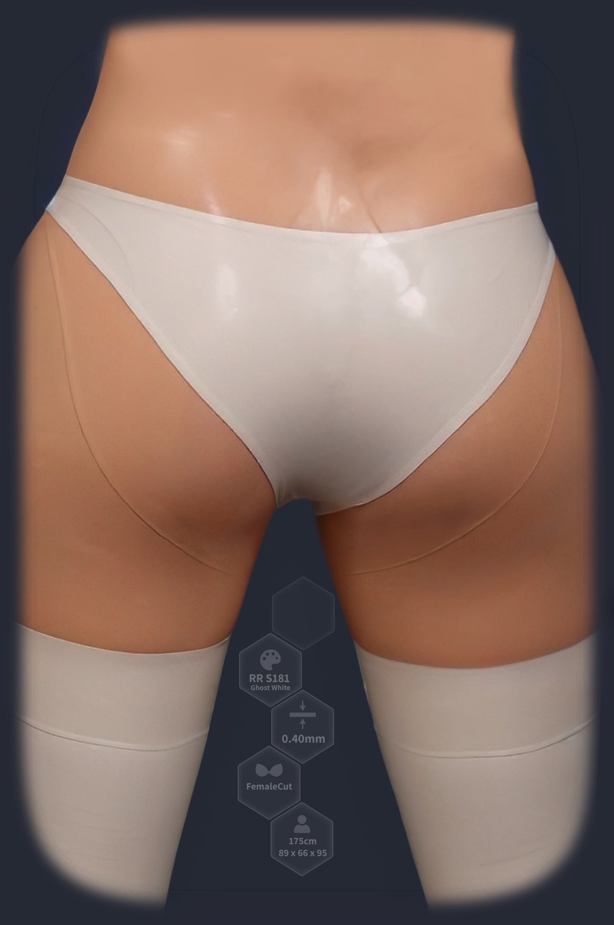 Unisex Latex Brazilian Panties