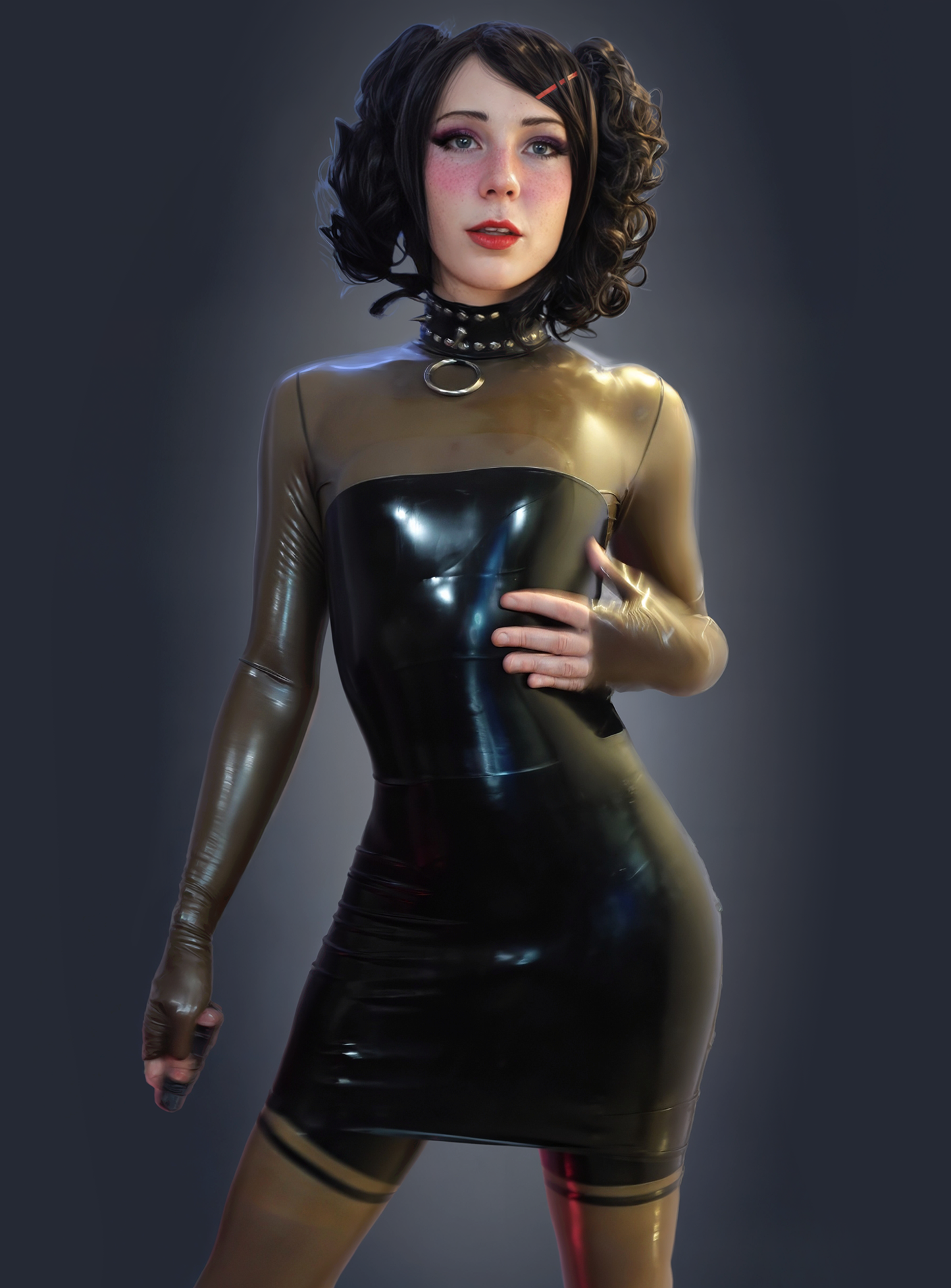 Latex Cocktail Dress