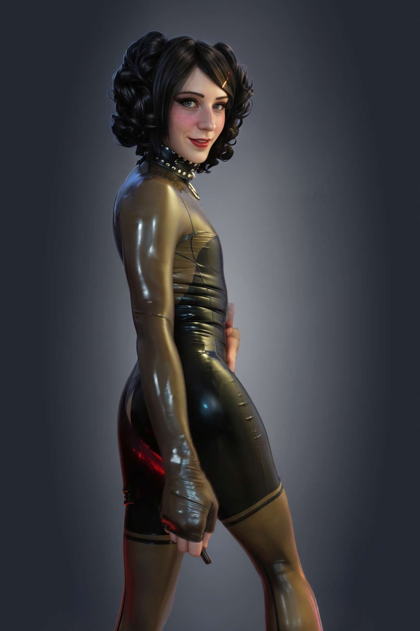 Latex Cocktail Dress