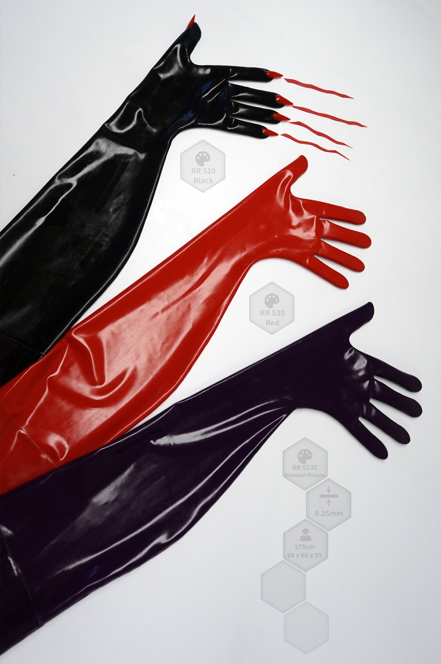 Latex Glued Gloves
