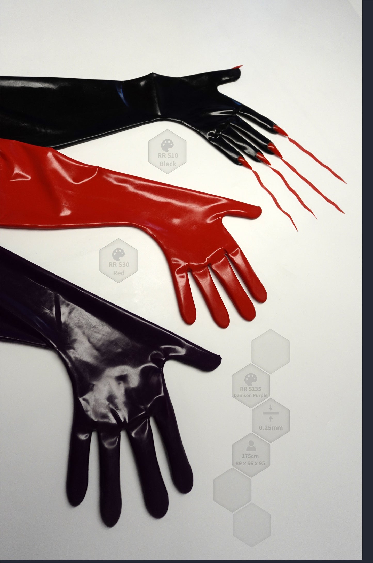 Latex Glued Gloves