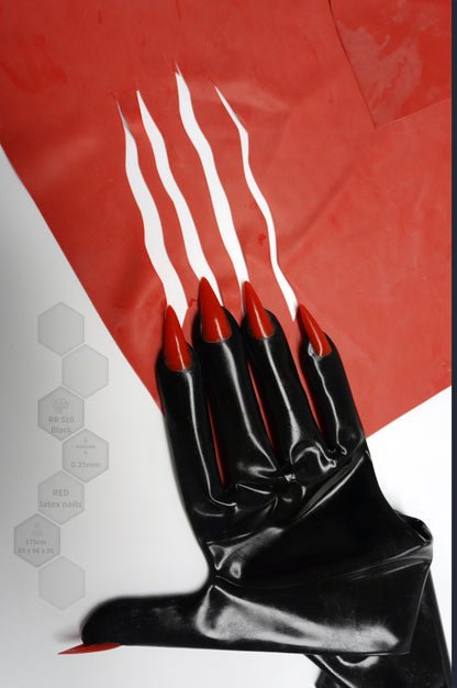 Latex Glued Gloves