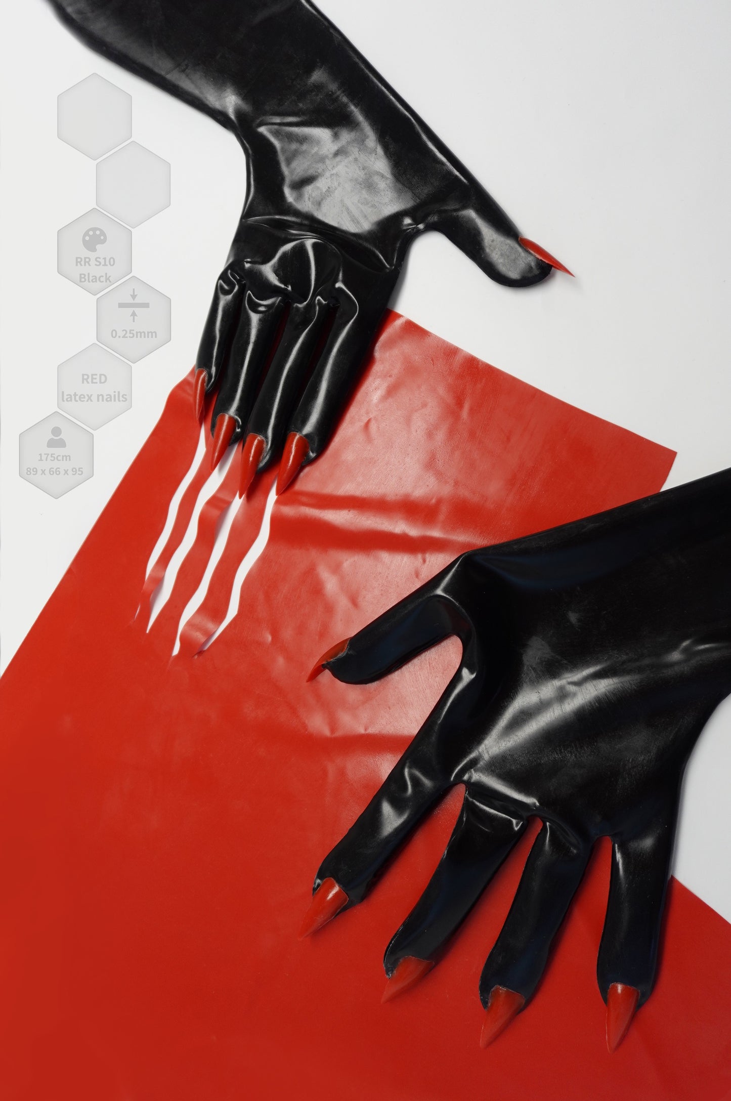 Latex Glued Gloves