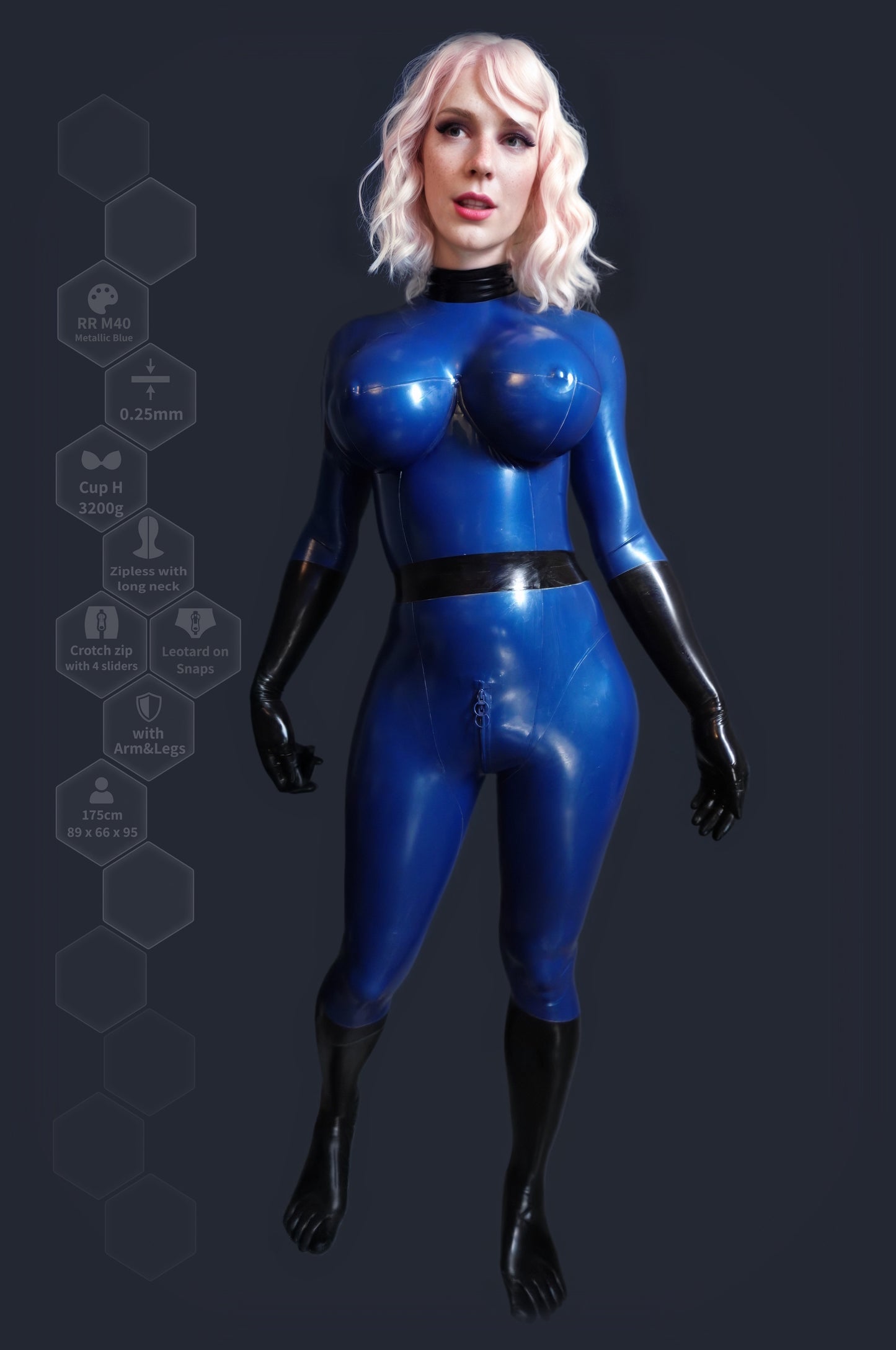 2-Piece Breast Implant Catsuit