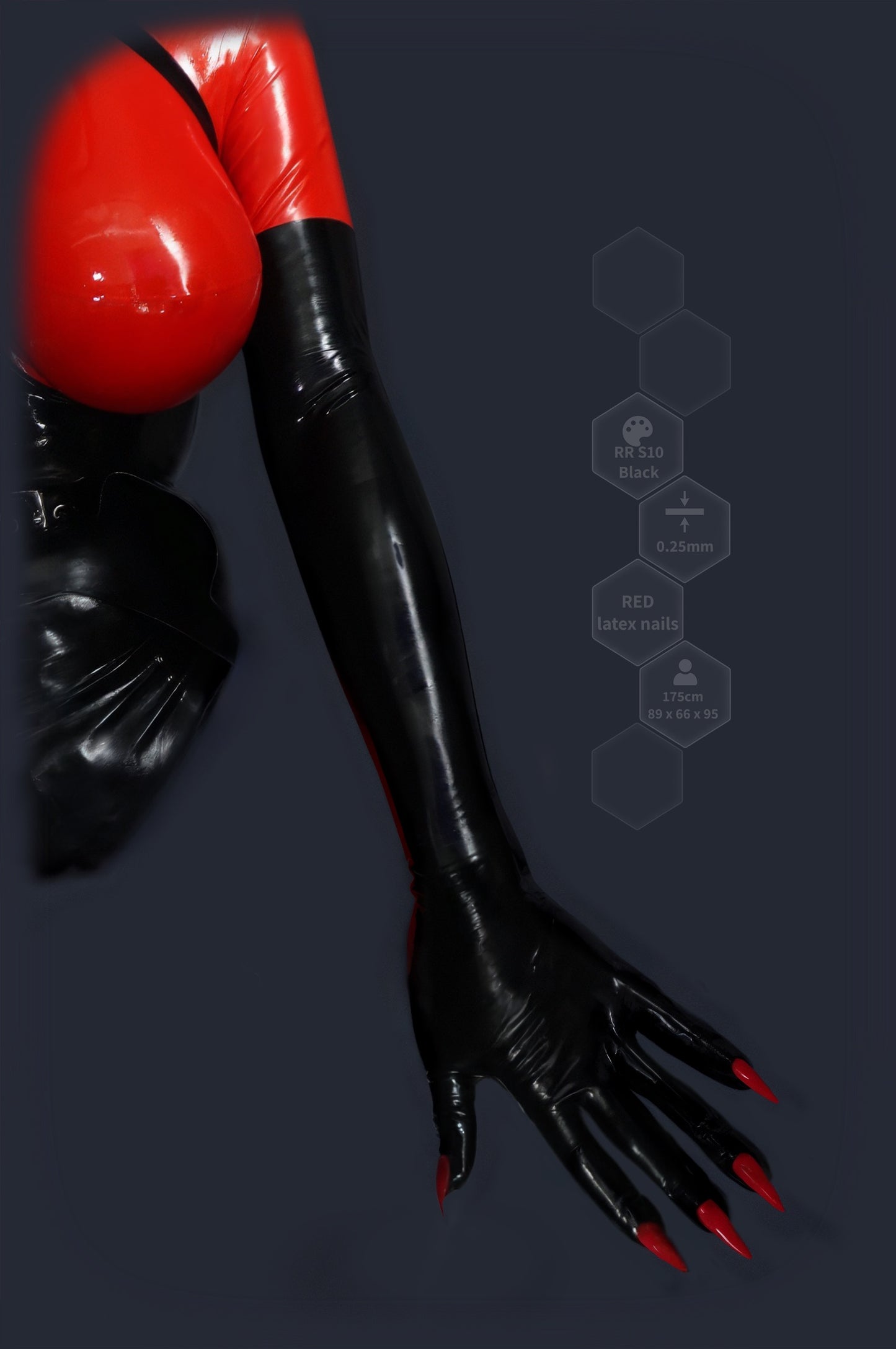 Latex Glued Gloves