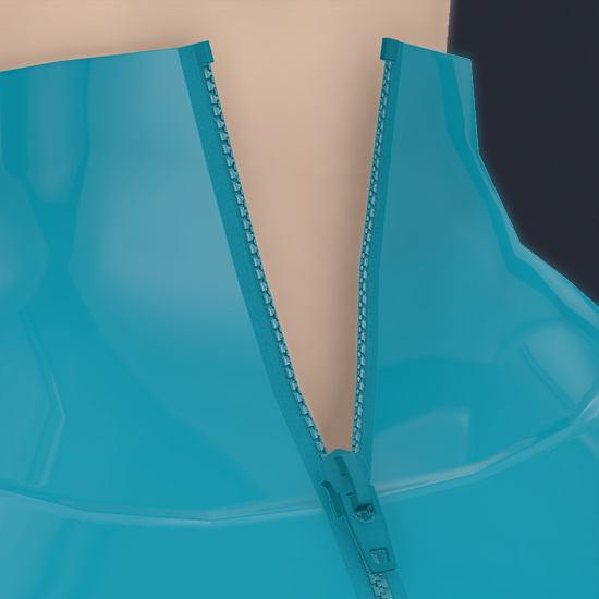 Zipless with OpenFace Hood with perforated ears